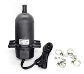 Calentador del bloque del motor, calentador de agua del motor de autocirculación Precalentador negro para camiones de generadores Gas