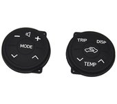 Panel de control del interruptor del volante de goma para Toyota Prius Xw30 2010 para Prius Eco 2010 para Toyota Prius 30 2009