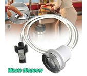 16a Encendido / apagado Botón Pulsador Interruptor Jet Tool Set Bañera Spa Manguera Air Pool Neumática Air Pressure Switch Knob Para Desechador de ...