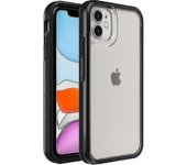 Lifeproof Ver resistente cubierta de funda a prueba de caídas para Apple Iphone 11 Negro / claro