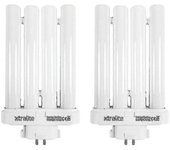 Bombilla de repuesto de luz diurna Xtralite 27w para lámparas de lectura de alta visión, tubo cuádruple Gx10q-4 de 4 pines (6500k) -ys [JKW] Paquet...