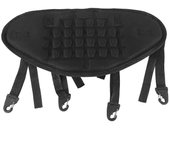 1pc Kayak ajustable cojín canoa protección del medio ambiente espalda almohadilla de descanso kayak suave grueso espalda sup Negro