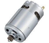 Motor de engranajes de 12V 13 dientes -550VC-8518 para taladro eléctrico GSR12V-15 3601H68102 Mantenimiento del destornillador plata