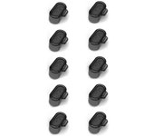 10 piezas para Garmin Vivoactive 4 3 música Puerto de carga Enchufe antipolvo Accesorio de reloj Transparente negro