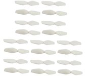 20 piezas hélice prop cw ccw para syma x20 x20w rc helicóptero quadcopter Blanco as described