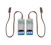 Interruptor de relé electrónico RC PWM de 2 piezas para el controlador de luces de navegación modelo de bricolaje RC Interruptor universal K1 Como ...