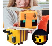 Juego Minecraft Yellow Bee Role Led Mood Light Issuing Lamp Luces nocturnas Juguetes Adornos de escritorio Decoración del hogar Regalos para niños