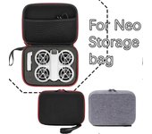 para DJI NEO Caja de almacenamiento, Bolsa portátil, Caja de almacenamiento de mano, Bolsa para drones Negro