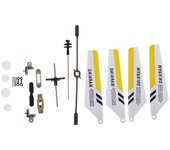 Piezas de repuesto Syma Full Set compatibles con el helicóptero Syma S107 RC, palas principales, eje principal, decoraciones de cola, hélices de co...