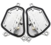 Izquierda y derecha para X1 F48 2017-2019 LED DRL Faros diurnos Módulo de control de luces diurnas 63117428789 y 63117428790 Plata