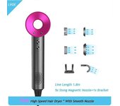 Súper secador de pelo 110000 rpm Secador de pelo sin hojas Cuidado personal del cabello Peinado Herramienta de iones negativos Secador de pelo eléc...