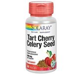 Solaray Tart Cherry Celery Seed, 60 Cápsulas Vegetales (Pack de 1)