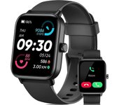 Reloj inteligente para hombres mujeres con llamada Bluetooth, Alexa incorporada1.8 DIY Dial con oxígeno en sangre Heart Ra