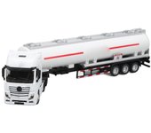 camión cisterna de petróleo 1:50 tractor remolque vehículos de transporte de juguete modelo de camión juguetes para niños regalos Blanco
