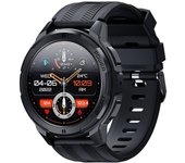 C25 Pantalla AMOLED de 1,43 pulgadas Reloj inteligente de llamadas Bluetooth Reloj deportivo de monitoreo de frecuencia cardíaca - Multicolor Black