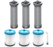 Reemplazo de filtro de vacío inalámbrico para prefiltros y filtros HEPA de las series A10 A11, S11, S11 Como se muestra