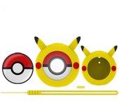 unbrand para estuche Pokmon GO Plus, lindo dibujos animados kawaii para estuche Pokmon GO Plus con cordón de llavero, funda protectora de silicona ...