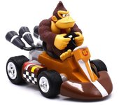 Vention Mario Pull Back Car Anime Dibujos Animados Mario Luigi Yoshi Princesa Peach Burro Kong Sapo Bowser Koopa Kart Figura de PVC Diversión Jugue...