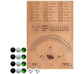 Juego de mesa de dados de béisbol Juego de mesa de dados y canicas Tablero de juego de béisbol 1 set