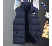 Lujo para hombres Jott Letras Imprimir chaleco Chaqueta sin mangas Hombre Algodón relleno Abrigos Ultra delgado Cálido Ligero Hombre Marca chaleco ...