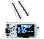 Para Nerdminer 119KH/S Tasa de hash 0.96In Pantalla OLED Bitcoin Solo Miner Nerd Miner BTC Lotería Minero Encabezado de pin de soldadura