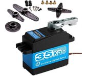 Servomotor digital sin núcleo de 35 kg Hv 7.4V Engranaje de acero inoxidable