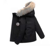 Chaqueta de plumón acolchada con capucha de invierno para hombre Abrigo de herramientas casuales-ZZY negro 4xl