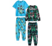 Vanilla Underground Minecraft Boy Multi-Pack de 2 Conjunto de Pijama de Pierna Larga Multicolor Creeper 13-14 Years