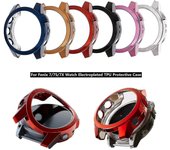 Para Garmin Fenix 7 Anti-scratch Soft Case Shell Bumper Cover Plata