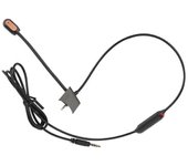Micrófono de juego de repuesto Enchufe de 3,5 mm Micrófono de brazo de juego desmontable Micrófono de brazo de juego con cancelación de ruido para ...