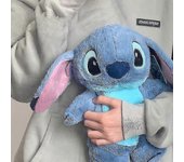 Anime Kawaii Stitch Botella de agua caliente de felpa Calentador de manos de llenado de agua para el hogar de invierno 6 de febrero