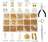 Kit de suministros para la fabricación de joyas Herramientas de reparación de joyas con accesorios Alicates de joyería Joyería para adultos y princ...