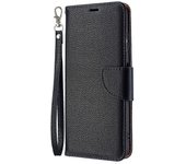 Funda de cuero con soporte para Nokia G20 / G10 Negro