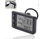 Yuxin S866 Medidor de pantalla LCD para bicicleta eléctrica, panel de control del medidor de pantalla de bicicleta eléctrica de 24 V, 36 V, 48 V, c...