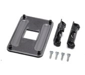 Soporte de montaje del disipador de calor de la CPU Placa trasera Amd Ryzen Socket Am4 Enfriador de ventilador de la CPU -YX Negro