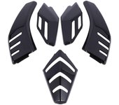 Cubierta de la luz intermitente de la motocicleta Cubierta de la luz intermitente delantera trasera para TMAX 530 T-MAX 530 2012-2016 negro brillante