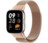Correa de reloj de metal para Xiaomi Redmi Watch 3 / Mi Watch Lite 3 Oro de Rose