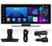 Cámara de tablero de 11.26 pulgadas Carplay inalámbrico y Android Auto Car WiFi GPS Navegación Cámara trasera Grabación de video Como se muestra