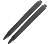 2pcs pantallas capacitivas pluma pizarra pantalla infrarroja pantalla táctil pluma conveniente lápiz óptico Negro 16.00X1.50X1.50CM