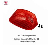 Kaabo Wolf GT Guardabarros trasero Luz trasera Arranque Wolf King + Wolf Warrior 11 pulgadas Guardabarros Accesorios Cubierta de luz trasera