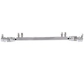 Doble Kick Drum Pedal Drive Shaft Pedal Arm Lin Bar Drum Biela Silver