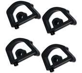 4 piezas para Workmate Workmate Workbench Leg Catch Spring Part 242416-00 Reemplazo de retén de pata de banco de trabajo Negro