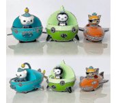 Los Octonautas Tirar Hacia Atrás Coche Modelo Barco Percebes Kwazii Peso Anime Figura De Acción Juguetes Para Niños Bebé Niños Regalo De Cumpleaños...
