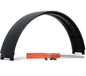 Piezas de reparación de diadema superior de repuesto para Beats Studio 3 Negro mate