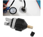 Adaptador de válvula de aire, adaptador de bomba de supollo de bote inflable con boquilla, adaptador de bomba de sup multifunción compresor convert...