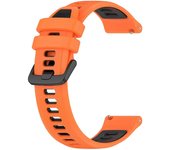 Para Garmin Forerunner 965/255 / Vivoactive 4 / Venu 2 correa de reloj de silicona de 22 mm Correa de reloj de doble color Multicolor Style B