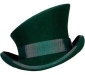 Sombrero de copa asimétrico Sombrero de lana Mujer Sombrero unisex Steam Sombrero punk Sombrero de copa Cinta de moda Sombrero decorativo con cubie...