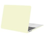Para Book Air Carcasa de crema de 13 pulgadas Carcasa ultradelgada para computadora portátil antiarañazos a presión Carcasa protectora que amarillo