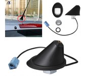 Base aérea de antena de montaje en techo de coche AM / FM con enchufe azul para Opel Vauxhall Astra G H Corsa C d e Zafira B Omega C Vectra C FL