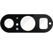 Clappio Lente de cámara para Pixel 8 Pro Trasera de repuesto Negro